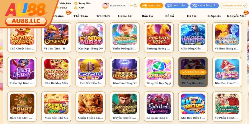 Nổ hũ thủy cung là trò đổi thưởng hấp dẫn, kích thích người chơi