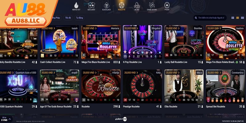 Những điểm nổi bật khi tham gia Roulette Au88 